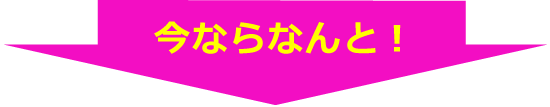 今ならなんと！